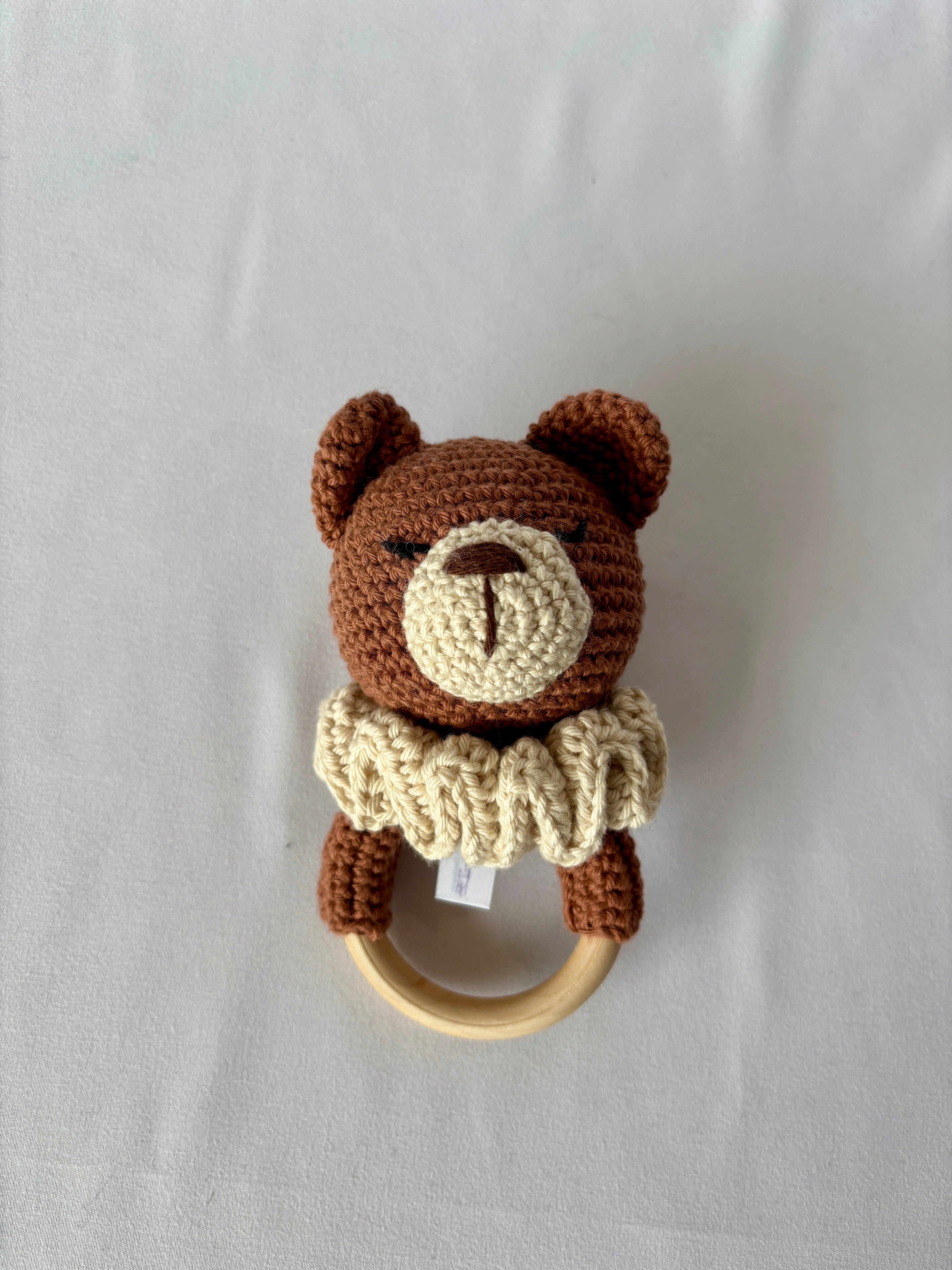 Babyrassel Teddy - Hellbraun