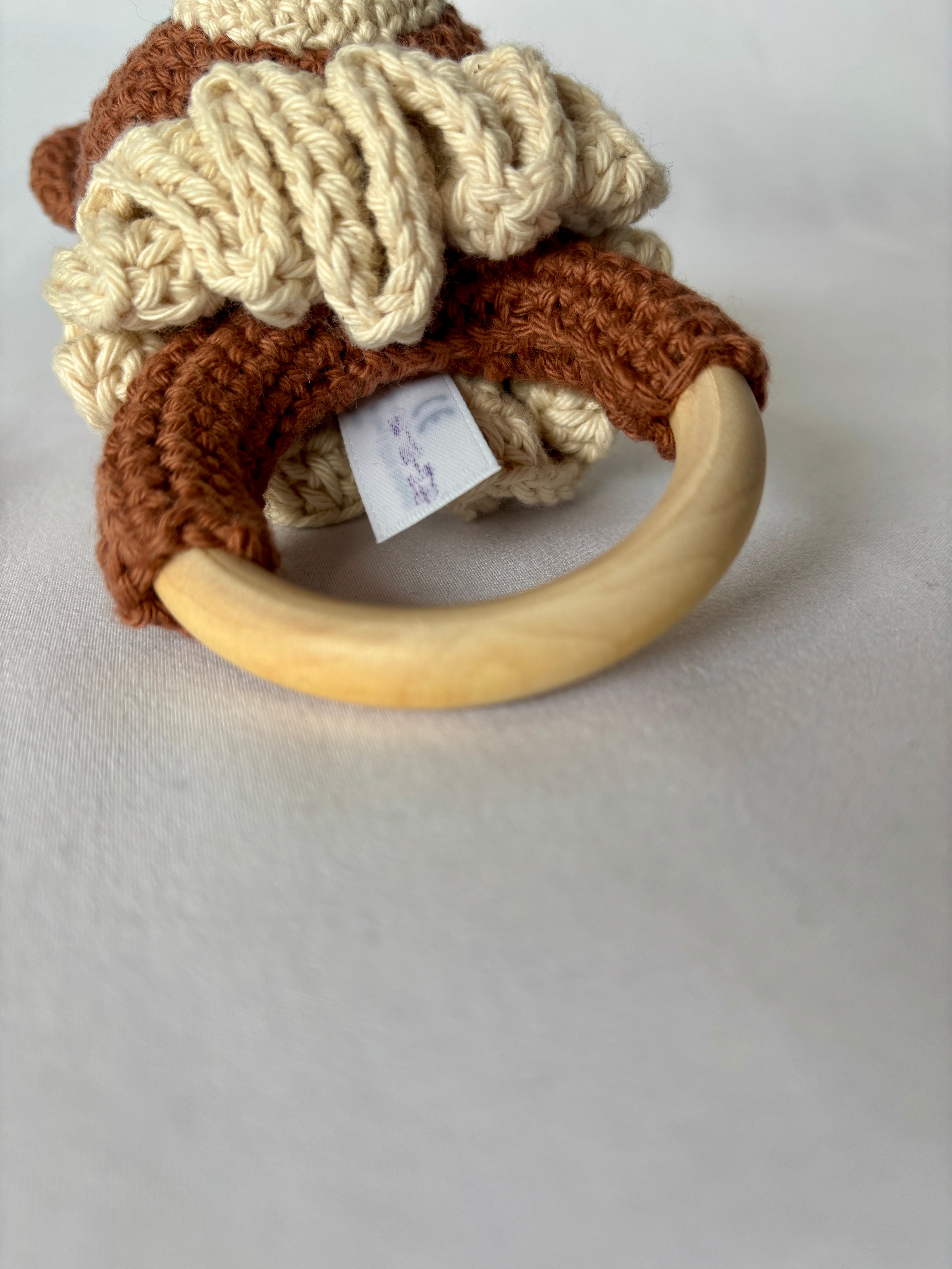 Babyrassel Teddy - Hellbraun